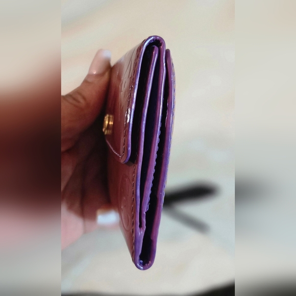 💯 Authentic Louis VuittonVernis Cardholder (Purple) - Picture 7 of 9
